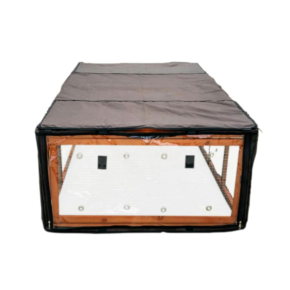 image 1 of Charles Bentley Guinea Pig / Pet Enclosed Run Weatherproof Cover for PET/RUN.02