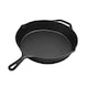 image 1 of Toque Frying Pan Non Stick Cast Iron 30cm Steak Skillet Round BBQ Grill Camping