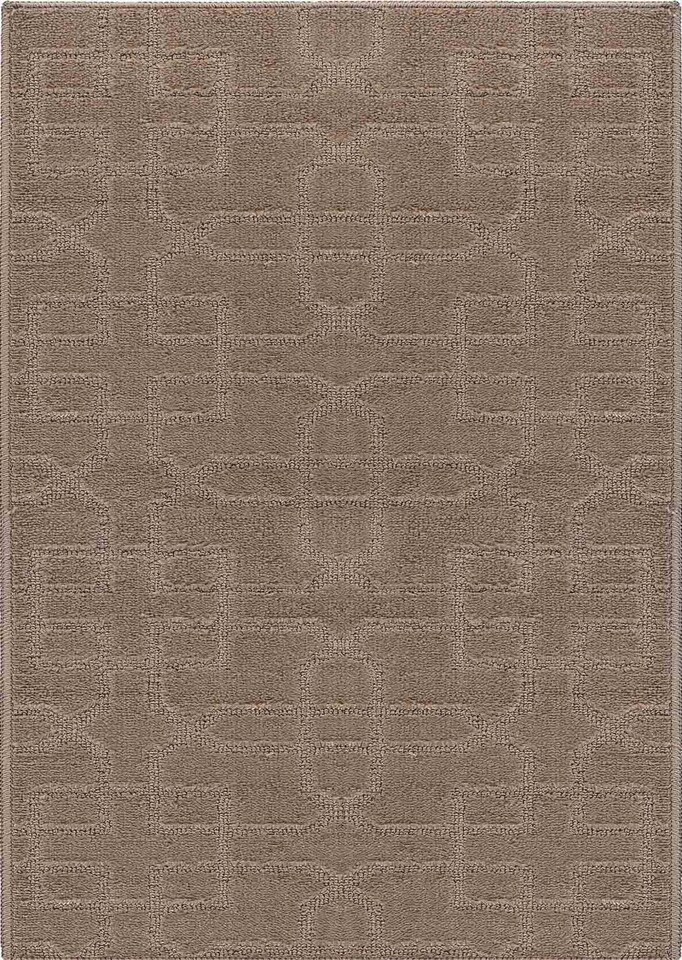 image 1 of Ivy Washable Cubed Trellis Design Anti Slip Doormats -