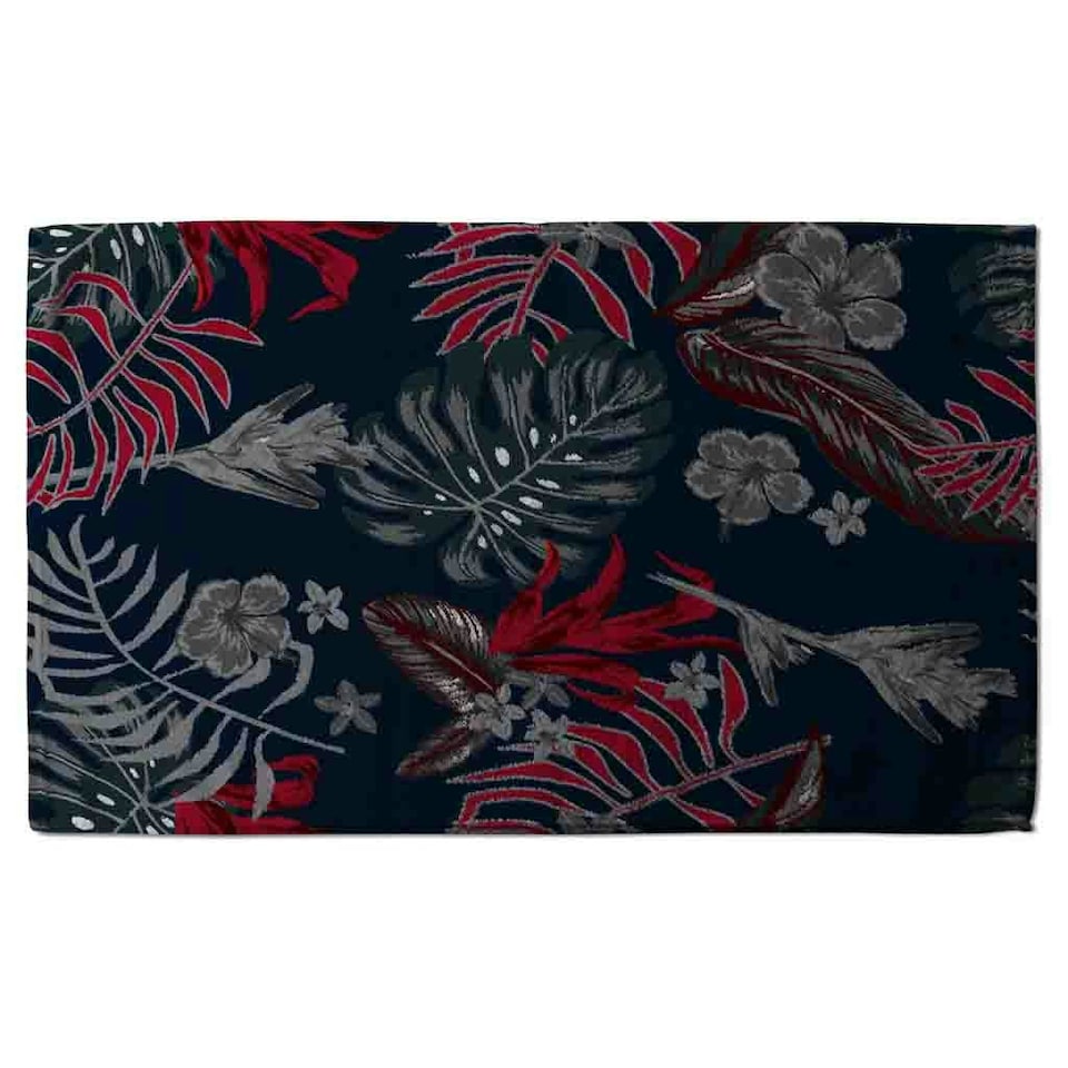 image 1 of Leaves of Tropical Plants (Kitchen Towel)