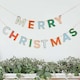 image 3 of Merry Christmas Card Banner 2.5m | Multi