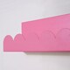 image 2 of OHS Scallop Shelf Wall Mounted Storage Space Saving Modern Bedroom | Pink | Bright Pink