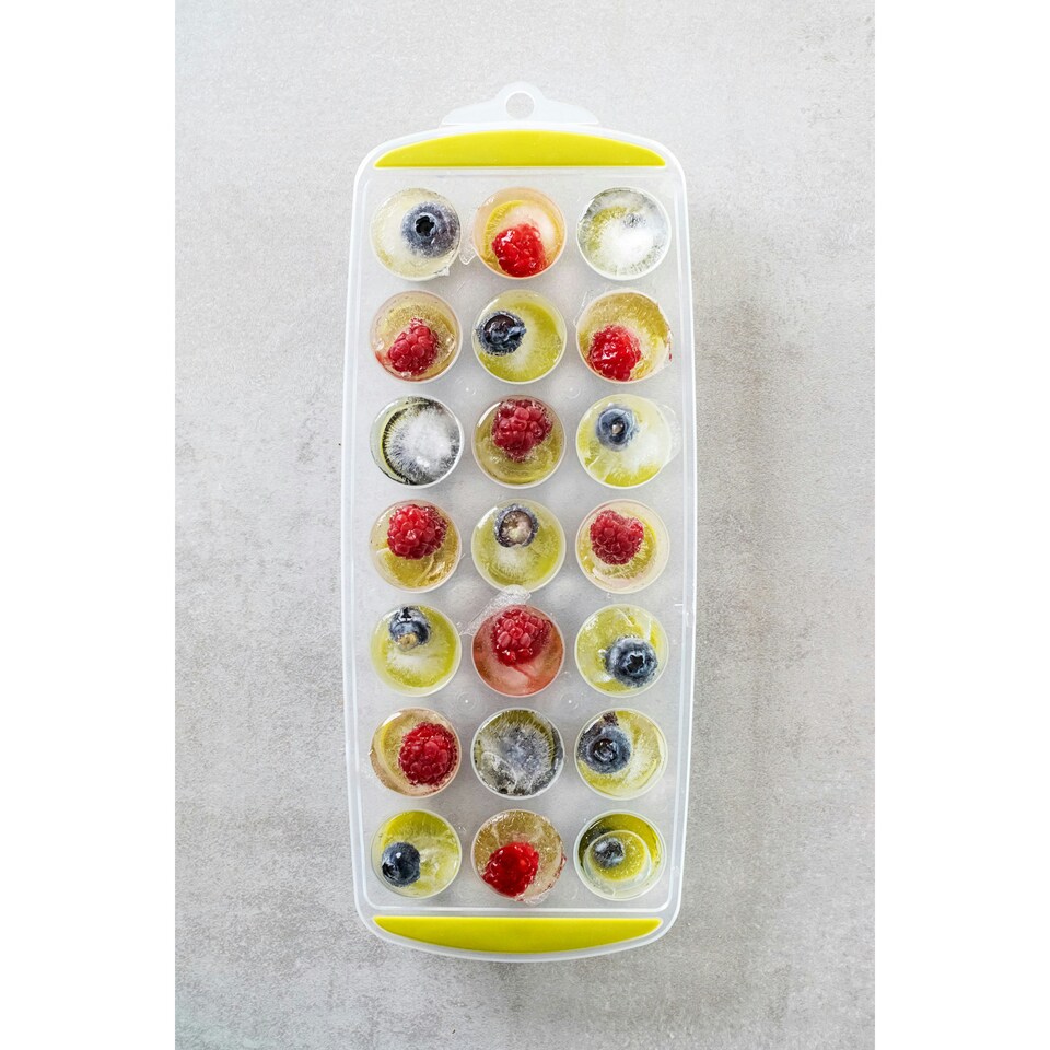 image 1 of Colourworks Silicone Ice Cube Tray Green