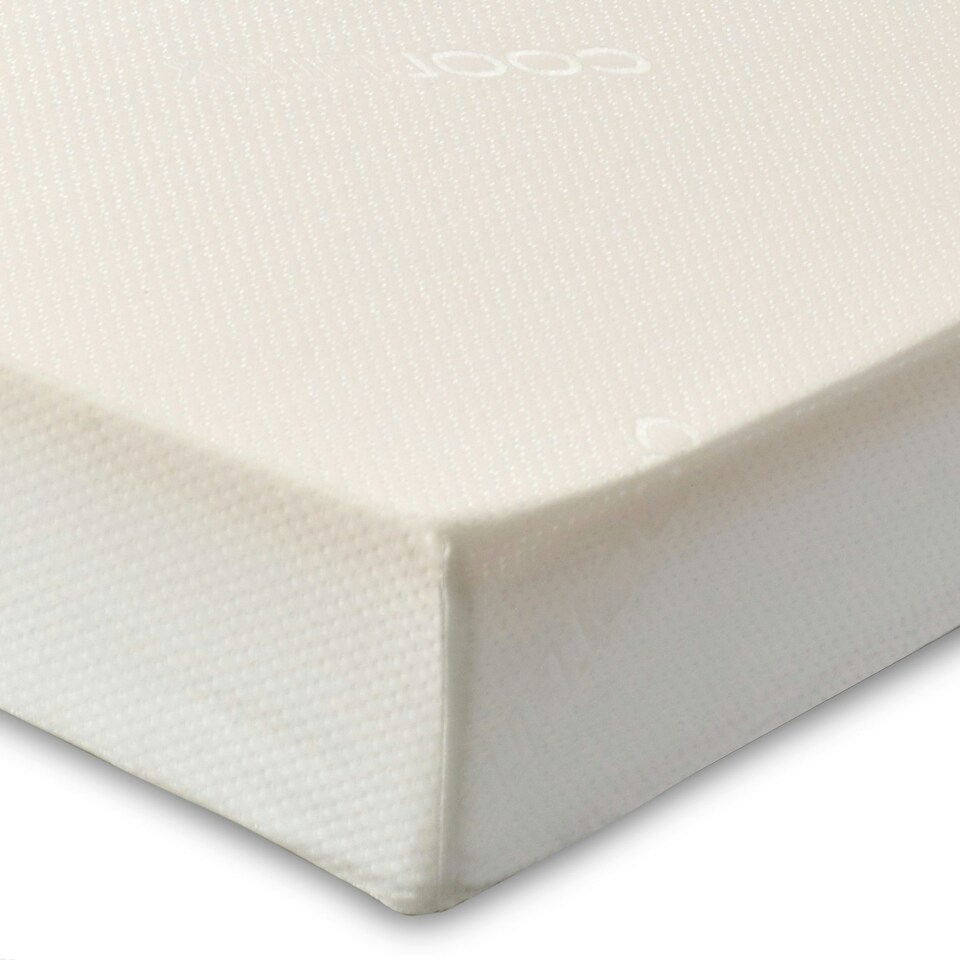 image 1 of Supportive Foam Mattress - 4 Inch Deep, Medium-Firm Comfort | White | Small Double