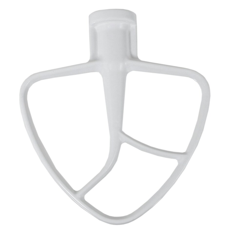 image 1 of SPARES2GO Flat Edge Beater 5K5THCB K45B Type for KitchenAid 4.3 4.7 4.8 L Tilt Head Stand Mixer KSM100 KSM103 KSM110