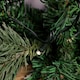 image 8 of 1.8m Plain Green Christmas Garland with 164 Tips and 50 Warm White LED Lights