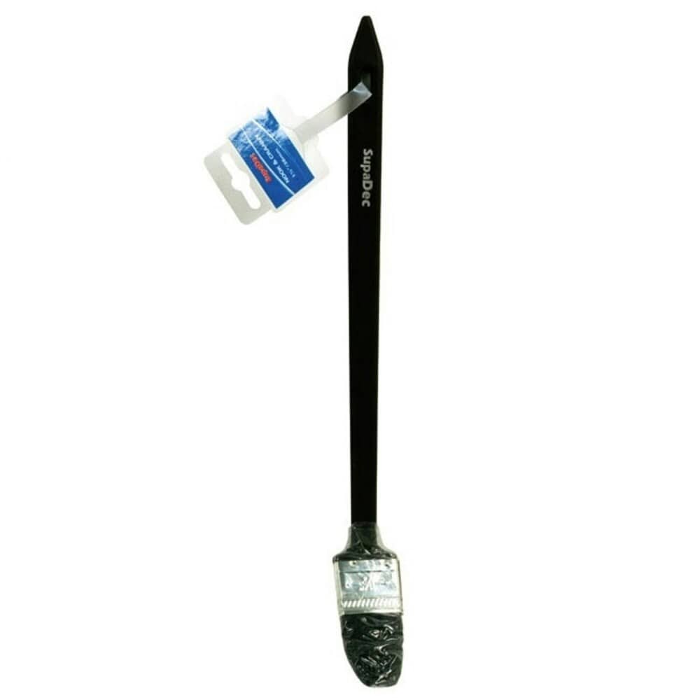 SupaDec Angled Paint Brush - Black/Silver - One Size
