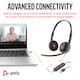 image 2 of Poly Blackwire 3220 Stereo USB-C Headset - Black