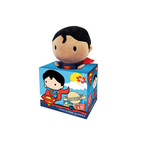 DC Plush & Super 3D Puzzle: Superman (300 pieces) - Brand New