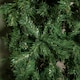 image 3 of 8ft (2.52m) Slimline Single Door Artificial Christmas Tree Arch in Green with 2000 Tips