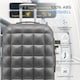 image 2 of Flight Knight Bubble Suitcase Ryanair easyJet Jet2 Approved 8 Wheel Hardcase Suitcases Cabin or Medium & Large Check-in Sizes | Grey | Anthracite | Large