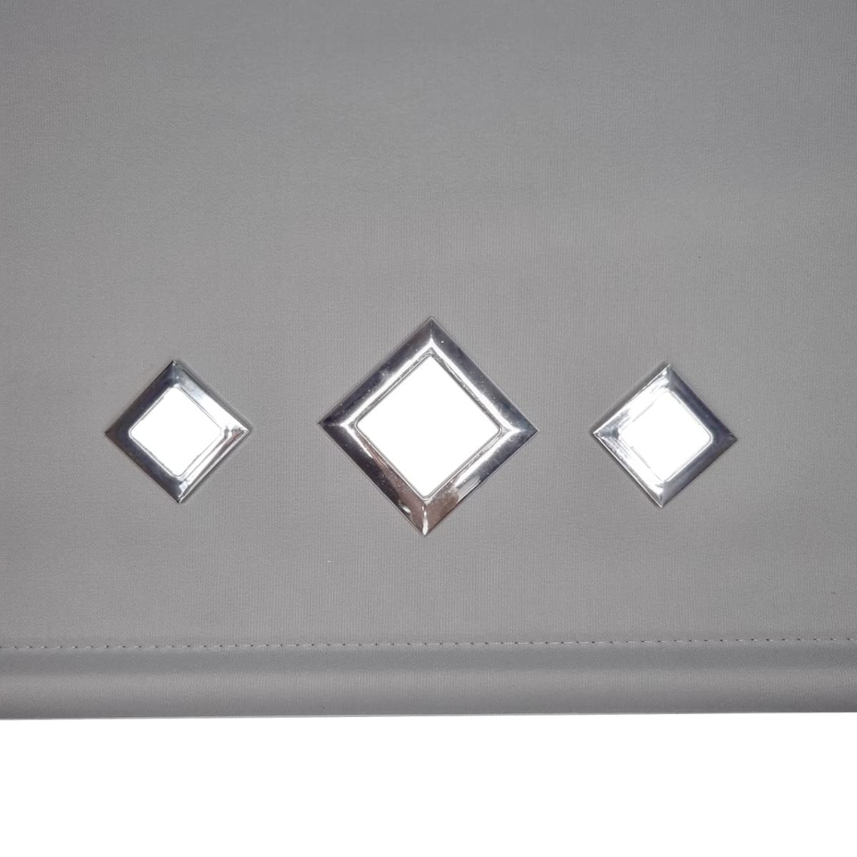 image 1 of FURNISHED Blackout Roller Blinds with Triple Diamond Eyelets Cut to Size Easy Fit Window Shade - (W)150cm x (L)165cm | Brown | Cappuccino | (W) 150cm x (L) 165cm