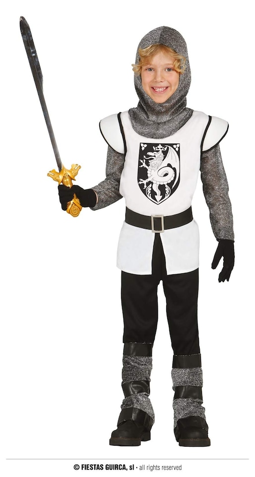 Fancy Dress Child Medieval Knight - 7-9 Years