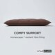 image 4 of Homescapes Seat Pad Luxury Cotton Indoor Outdoor Garden Dining Cushion | Brown | 40 x 40 cm | 1