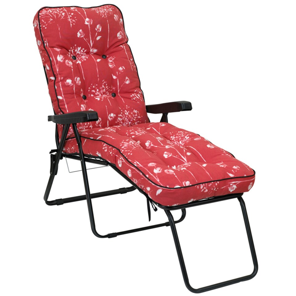 Deluxe Lounger Renaissance - L118 x W58 x H99 cm - Rouge