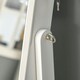 image 8 of HOMCOM Mirrored Jewellery Cabinet Lockable Jewellery Organiser for Bedroom White