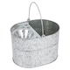 image 1 of Ashley Galvanised Steel Mop Bucket with Wringer - Silver