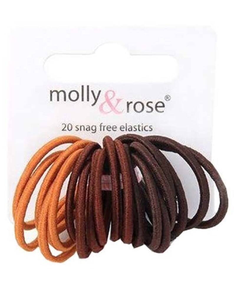 Molly And Rose  Mini Elastics Brown Collection 8084