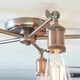 image 4 of Hal 5 Light Semi flush Aged Pewter, Aged Copper Plate, E27