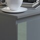 image 7 of FWStyle Stora 2 Drawer Bedside Cabinet - Grey Gloss Front