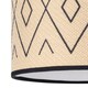 image 3 of Aztec - 25cm Natural Pendant Shade Brown