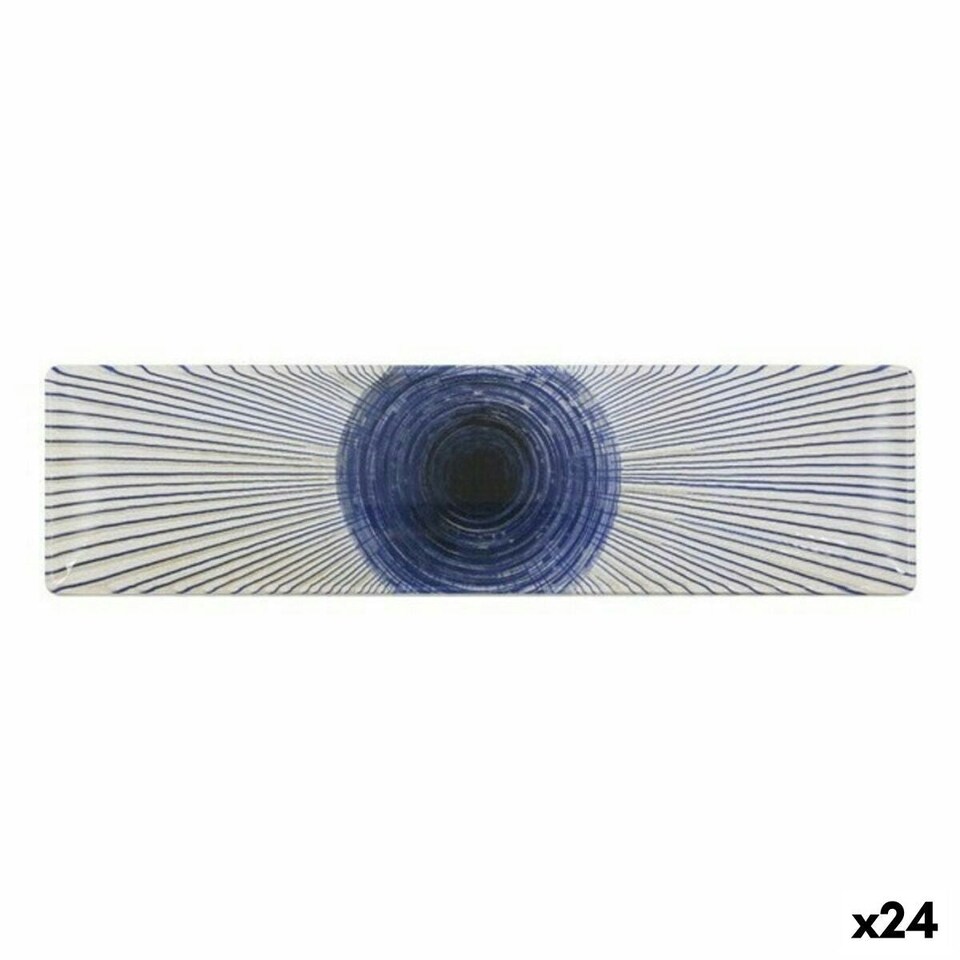 image 1 of Deep Plate La Mediterránea Irys Rectangular 30 x 8 x 2cm (24 Units) N/A