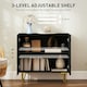 image 5 of HOMCOM Storage Cabinet, Sideboard with Adjustable Shelf | Black