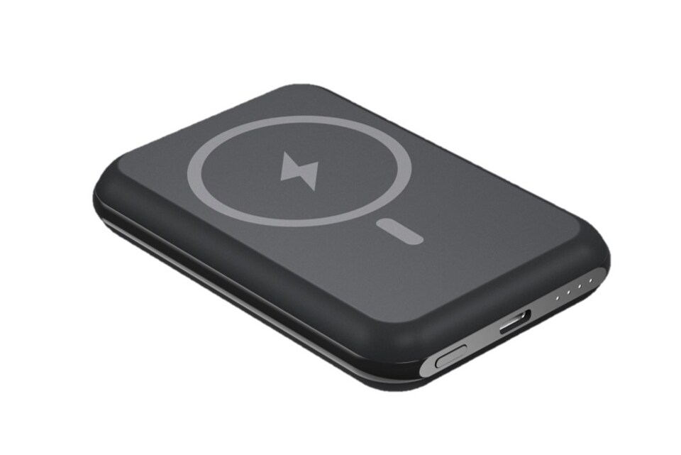 image 1 of Energizer 5mAh Magnetic QI Wireless Power Bank Black