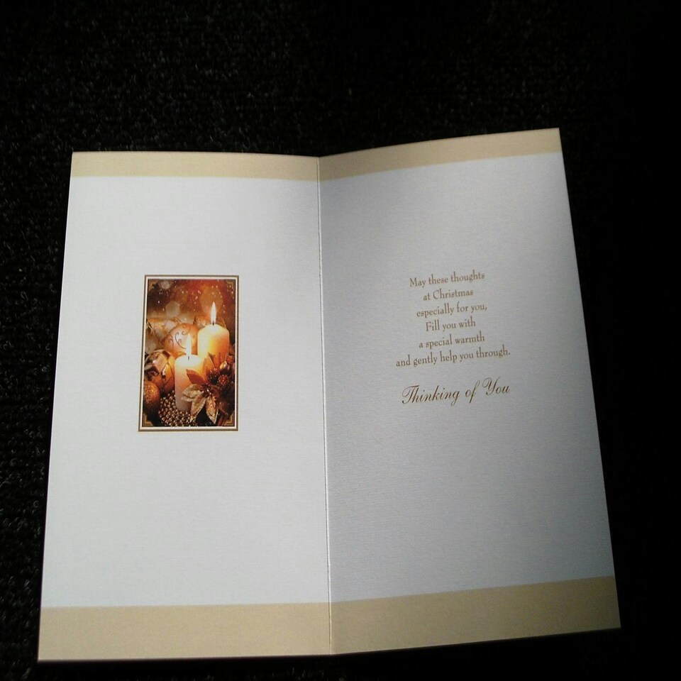 image 1 of A Caring Message Christmas Card - Greeting Card By Wishing Well