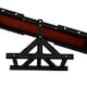 image 8 of PawHut Wooden Pet Seesaw for Big Dogs with Anti-Slip Surface, Black