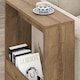 image 3 of Decortie Simpi Slim Side Table 55x20x60cm Dark Oak Effect