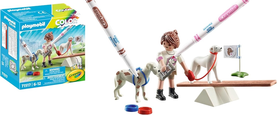 image 1 of Playmobil Color Dog Training