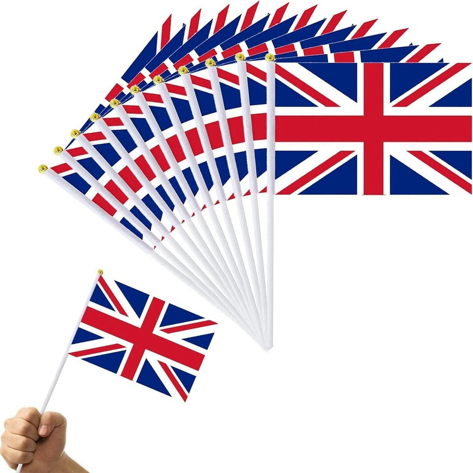 image 1 of 20 Union Jack Royal Jubilee Flags - 5x3ft Multi