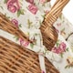 image 4 of Deluxe Butchers Basket With Rose Lining Shopping Basket | Multi | Garden Rose