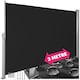 image 1 of Garden Privacy Screen with retractable side awning and aluminium casing Black | 200 x 300 cm