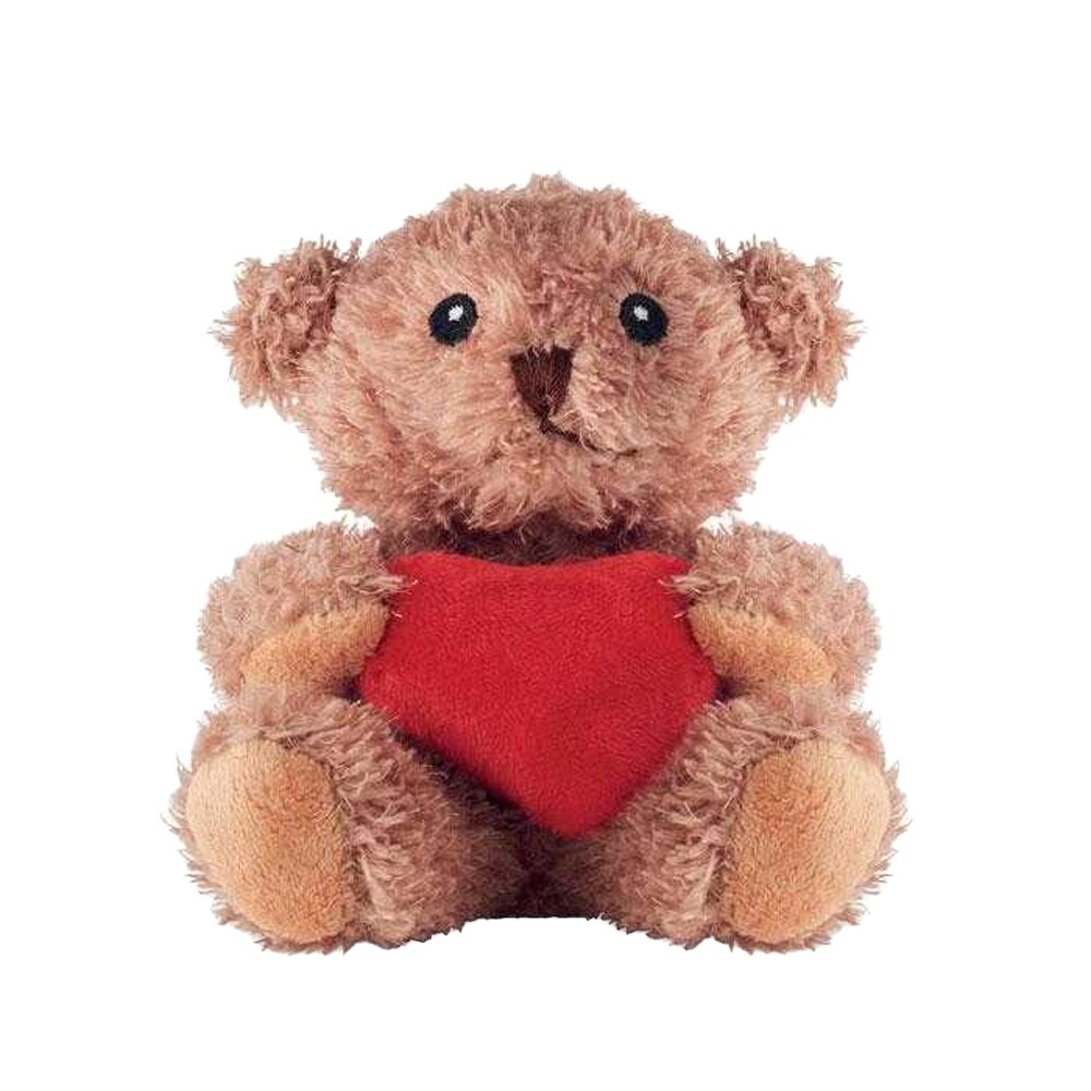 MidOcean Cuddle Heart Plush Teddy Bear | Red | Red/Brown | 1