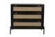 image 2 of Rattan Chest of Drawer - Mango Wood/Iron - L45 x W90 x H78 cm - Black Finish with Natural Rattan - Assembly Required