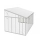 image 1 of Lean To Greenhouse Sanremo Veranda 4 x 4.25 - Polycarbonate/Acrylic - L435 x W385 x H310 cm - White