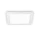 image 1 of Groove LED 1 Light Small Square Warm Recessed Spotlight Panel White
