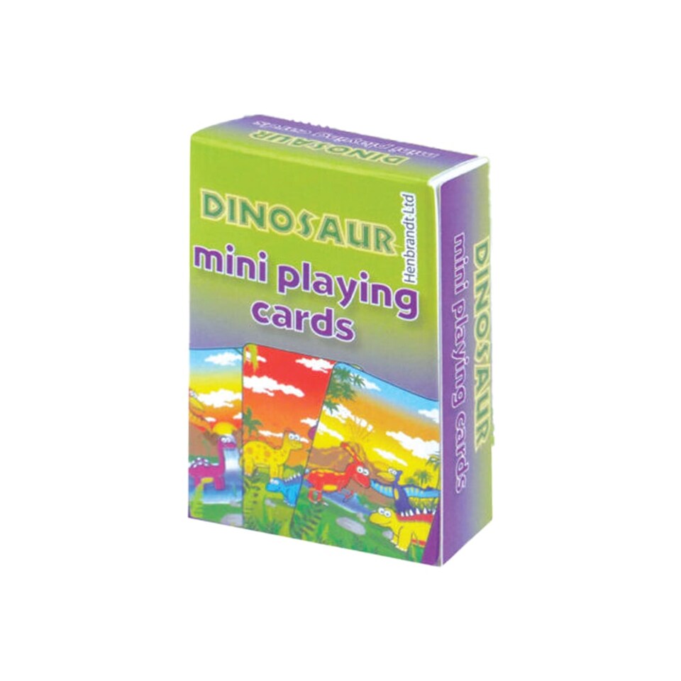 image 1 of Dinosaur Mini Playing Cards