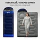 image 4 of Outsunny Sleeping Bag for Adults, Lightweight & Compact Sleeping Bag | Blue | Navy blue | 215 x 75 x 10 cm