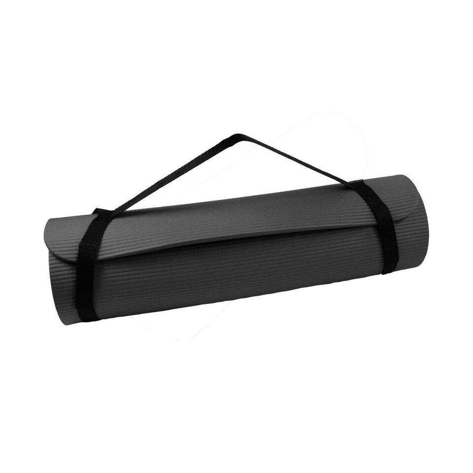 image 1 of Pilates-Mad Core Fitness Yoga Mat - Black - One Size