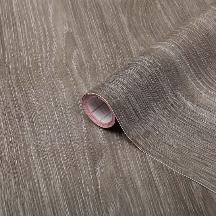 d-c-fix Sheffield Oak Grey Woodgrain Sticky Back Plastic Furniture Worktop Self Adhesive Wrap 5m x 90cm