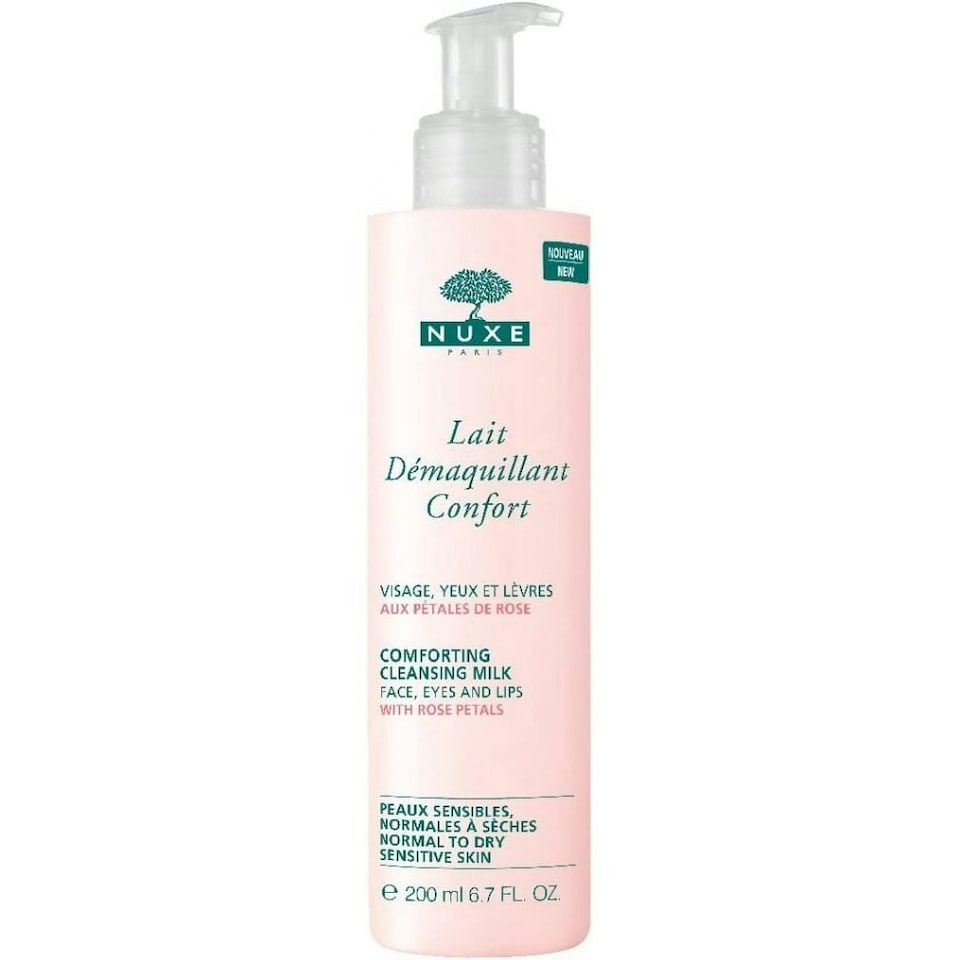 image 1 of Nuxe Sensitive Skin Comforting Cleansing Milk With Rose Petals 200ml