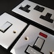 image 2 of SE HOME Polished Chrome Intermediate 10AX Toggle Light Switch | Chrome | Polished Chrome