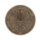 image 1 of Lisa Parker Green Man Terracotta Sundial - Bronze - One Size