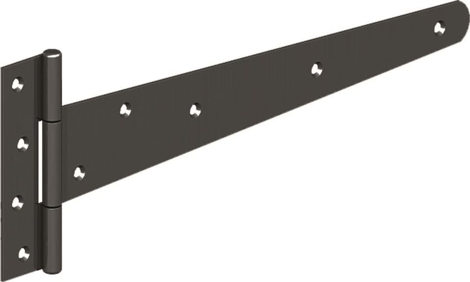 GateMate Black Medium Tee Hinge (L) 250mm