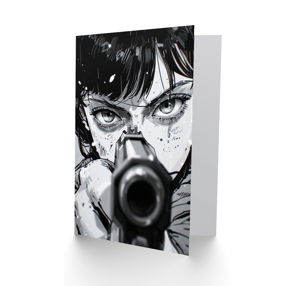 image 1 of Japanese Anime Birthday Card Comic Book Style for Him or Brother