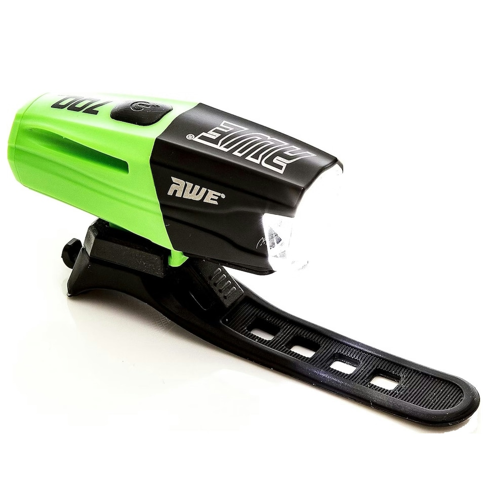 image 1 of AWE AWE700 Superbright Bike Light Set, Front 700lms USB & Rear x 5 Red (SMD) LEDs