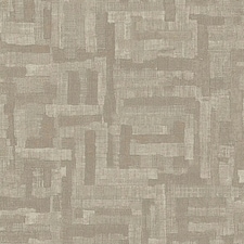 Sample of Hessian Weave Wallpaper in Fawn and Beige N/A